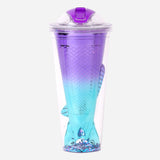 2-Tone Mermaid Tail Tumbler 75Ml Purple  W Db