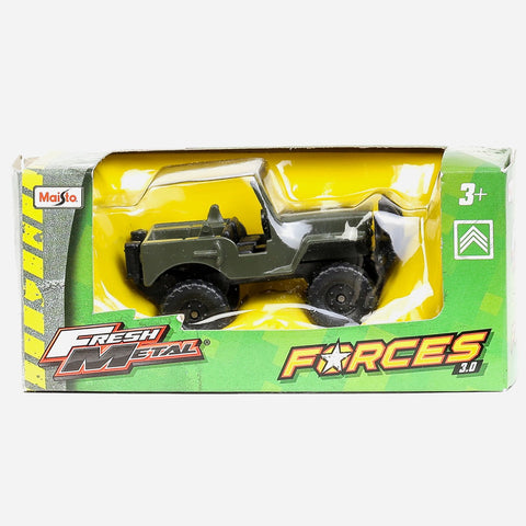 Maisto Fresh Metal Forces 3.0 (Green) Open Roof Vehicle Toy For Boys