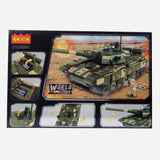 Cogo World Military 99A Main Battle Tank 780 Pieces Building Blocks For Kids