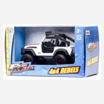 Maisto Fresh Metal 4X4 Rebels White Jeep Toys For Boys