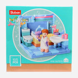 Sluban Mini Handcraft Home Bathroom Brick Set For Girls