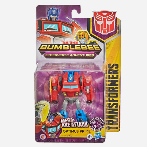 Transformers Cyberverse Warrior Mega Attack Optimus Prime Action Figure For Boys