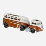 Hot Wheels Track Trucks Volkswagen Hauler Brown Toy For Boys