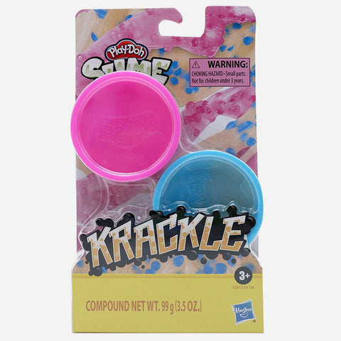 Playdoh Krackle Slime Pink And Blue Toys For Kids