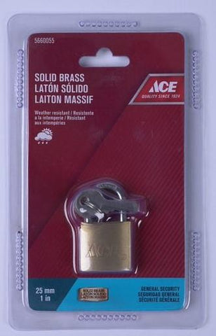 Ace Brass Padlock 25mm