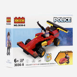 Cogo 3036 8 Police 118Pcs Building Blocks Toy For Kids