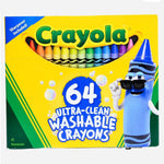 Crayola 64 Ultra Clean Washable Crayons For Kids