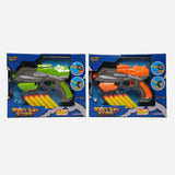 Road Rats Junior Green And Orange Soft Dot Stick Shooting Fun Toy Gun Bundle For Kids