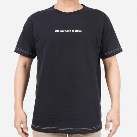 Men's Club All We Have Is Now Tee Black