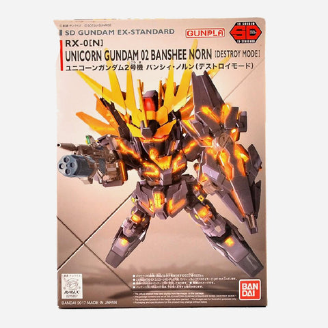 Sd Gundam Ex Standard Rx 0 N Unicorn Gundam 02 Banshee Norn Destroy Mode Model Kit