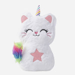 White Cat With Pink Star Plush Toy For Girls