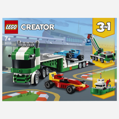 Lego R Creator 31113 Race Car Transporter Age 7 Building Blocks 2021 328Pcs