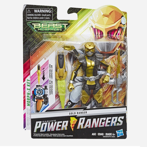 Power Rangers Beast Morphers Gold Ranger Action Figure For Boys