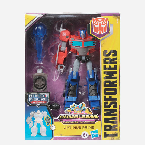 Transformers Toys Cyberverse Deluxe Class Optimus Prime Action Figure For Boys