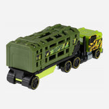 Hot Wheels Track Trucks Caged Cargo Green Toy For Boys