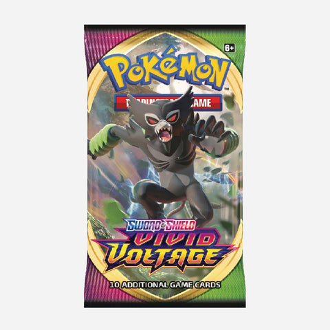 Pokemon Tgc Sword & Shield Vivid Voltage Booster Pack 4