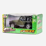 Maisto Fresh Metal Forces Open Roof Jeep (Green) Toy For Boys