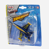 Maisto Fresh Metal Tailwinds (Blue With Yellow) Plane Toy For Boys