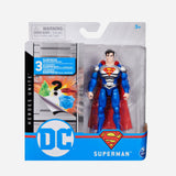 Dc Comics 4 Inch Silver Superman Action Figure Toy For Boys