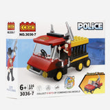 Cogo 3036 7 Police 116Pcs Building Blocks Toy For Kids