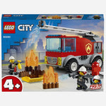 Lego R City 60280 Fire Ladder Truck Age 4 Building Blocks 2021 88Pcs