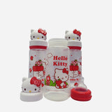 Hello Kitty Feeding Bottle 14oz Wide Neck With Silicone Nipple 3Pieces/Pack