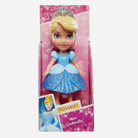 Disney Princess Mini Cinderella In Blue Dress Doll For Girls