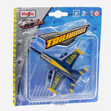 Maisto Fresh Metal Tailwinds (Blue With Yellow) Plane Toy For Boys