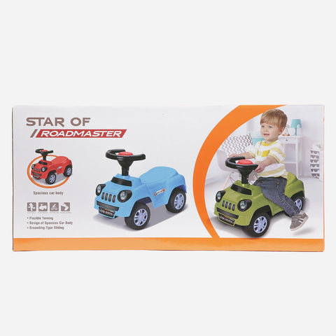 Star Of Road Master Ride On Car Green For Kids