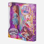 Sparkle Girlz Doll With Sequin Wardrobe Carry Case (Blue) Toy For Girls