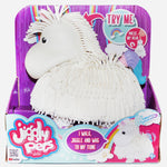 Jiggly Pup Walking Unicorn – White