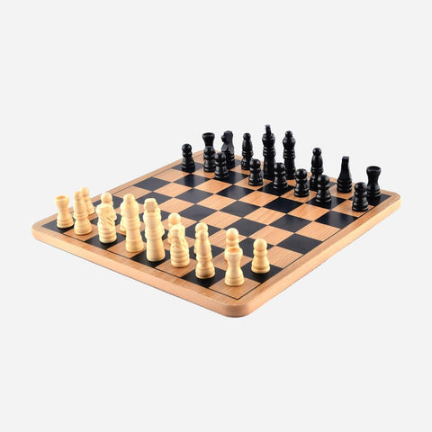 Pip Games Solid Wood Chess Board Game For Kids