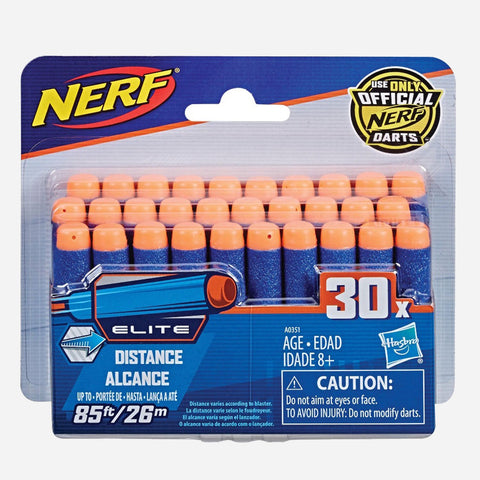 Nerf Elite 30 Piece Dart Refill Pack For Toy Blasters