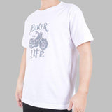 Men's Club Biker Life Tee White