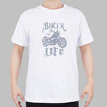 Men's Club Biker Life Tee White