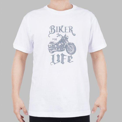 Men's Club Biker Life Tee White