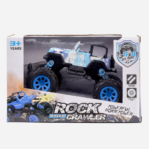 4X4 Off-Road Rock Speed Crawler Vehicle (Blue) Toy For Kids