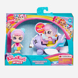 Kindi Kids Minis S1 Mini Vehicle - Rainbow Kate'S Airplane Toy For Girls