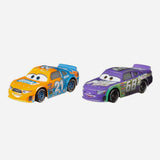 Disney Pixar Cars Die Cast 2 Pack Speedy Comet And Parker Brakeston Toy For Boys