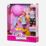 Alisa Beauty For You And Me Doll With Ice Cream Cart Toy For Girls