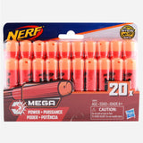 Nerf 20 Dart Mega Refill Pack For Nerf N Strike Mega Accustrike Toy Blasters For Boys