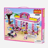 Cogo 4509 Magibrix Dream Girls Seafood Restaurant Building Blocks For Kids