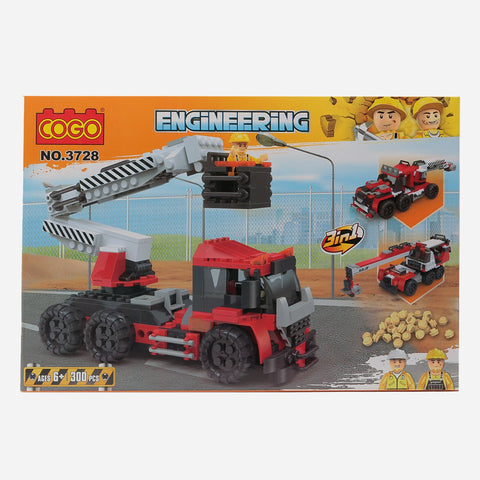 Cogo Engineering 300 Pieces 3 In 1 Building Blocks For Kids