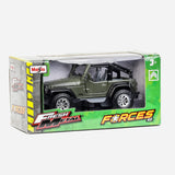 Maisto Fresh Metal Forces Open Roof Jeep (Green) Toy For Boys