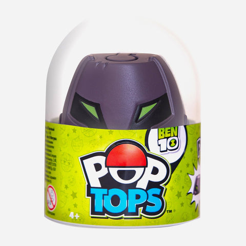 Ben 10 Pop Tops Collectible Figure - Shock Rock Toy For Boys