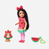 Barbie Club Chelsea Dress-Up Dolls Watermelon Costume Toy For Girls