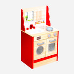 Wooden Kitchen Playset With Accessories For Girls