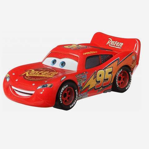 Disney Pixar Cars 1 55 Die Cast Lightning Mcqueen With Sign Toy For Boys