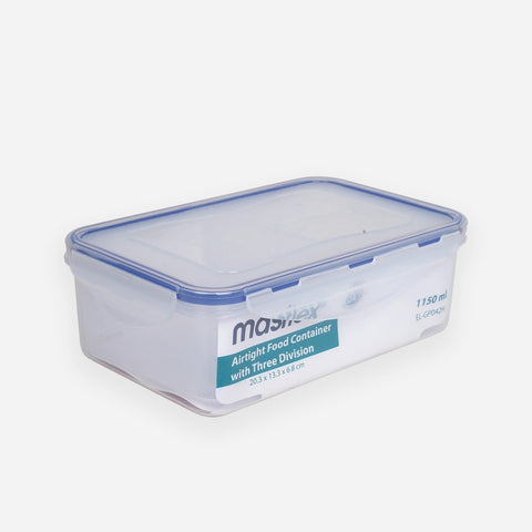 Masflex Airtight Food Container with Divider 1150ml