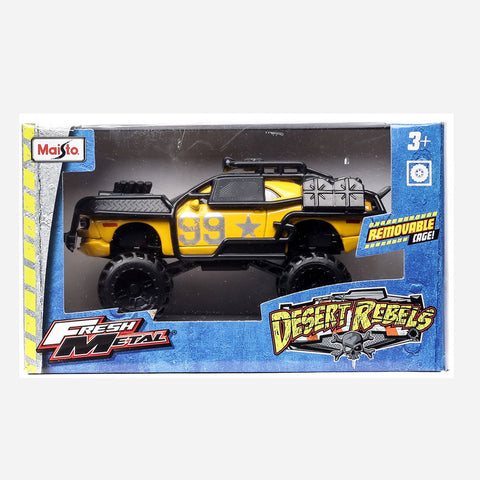 Maisto Fresh Metal Desert Rebels (Yellow) Toys For Boys